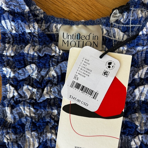 Free People Untitled In Motion Annah Dress XS checkered gingham - Picture 6 of 7